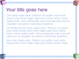 Baby Blocks PowerPoint Template text slide design